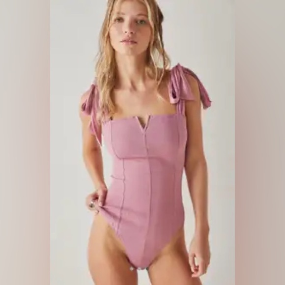 Intimately free people Tops - Intimately free people Pink Bodysuit